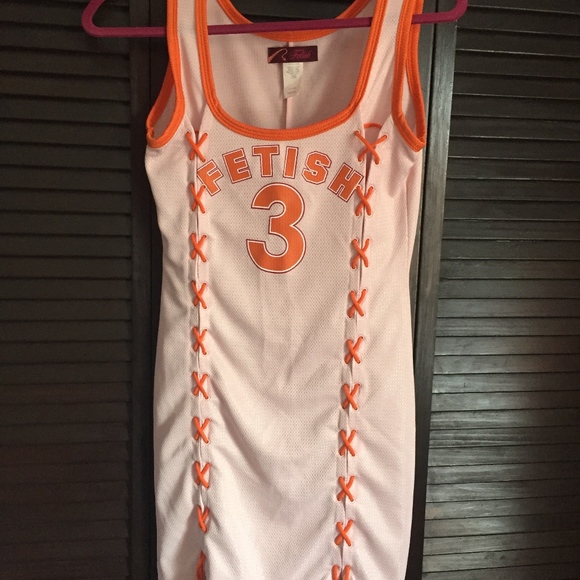 pink basketball jersey dress